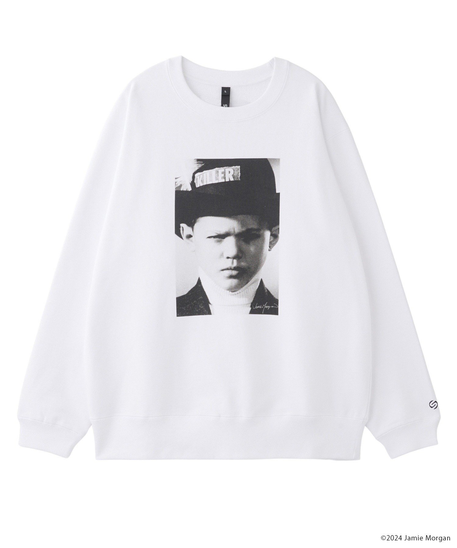 SILAS SILAS/(M)JAMIE MORGAN SWEAT SHIRT サイラス トップス スウェット・トレーナー ホワイト ブラック【送料無料】
