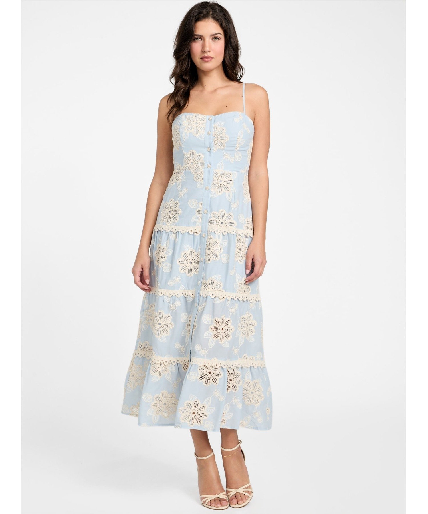 GUESS GUESS/(W)SL Tabitha Dress ゲス ワンピース・ドレス ワンピース ブルー【送料無料】