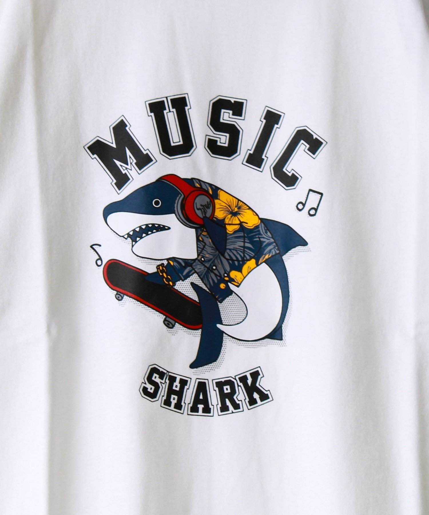 【SALE／10%OFF】FREDYMAC 【マックT】【MACSHARK MUSIC】original body T-shirts フレディ アンド グロスター トップス カットソー・Tシャツ パープル ホワイト