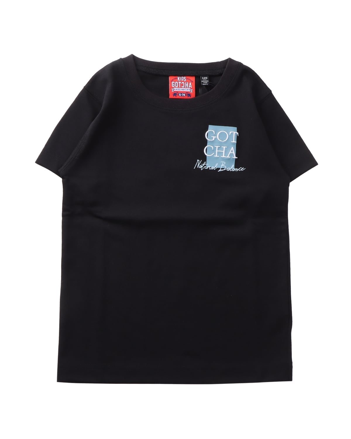 【GOTCHA ガッチャ】 KIDS ドライ UVカット パームツリー ブルーイッシュ サーフT ガッチャ トップス カットソー・Tシャツ ブラック
