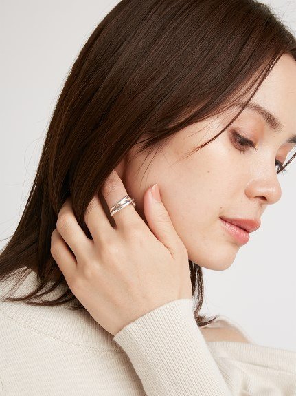 【SALE／50%OFF】SNIDEL リサイクルシルバーリング スナイデル アクセサリー・腕時計 リング・指輪 ブラック【送料無料】のサムネイル