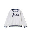 【SALE／50%OFF】AVIREX 《KIDS》BASEBALL CREW NECK SWEAT/ベースボール ラインリブ クルーネック スウェット アヴィレックス トップス カットソー・Tシャツ グレー ブラック