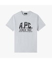 A.P.C. Print Label Tシャツ アー・ぺー・セー トップス カットソー・Tシャツ ブルー【送料無料】(4)