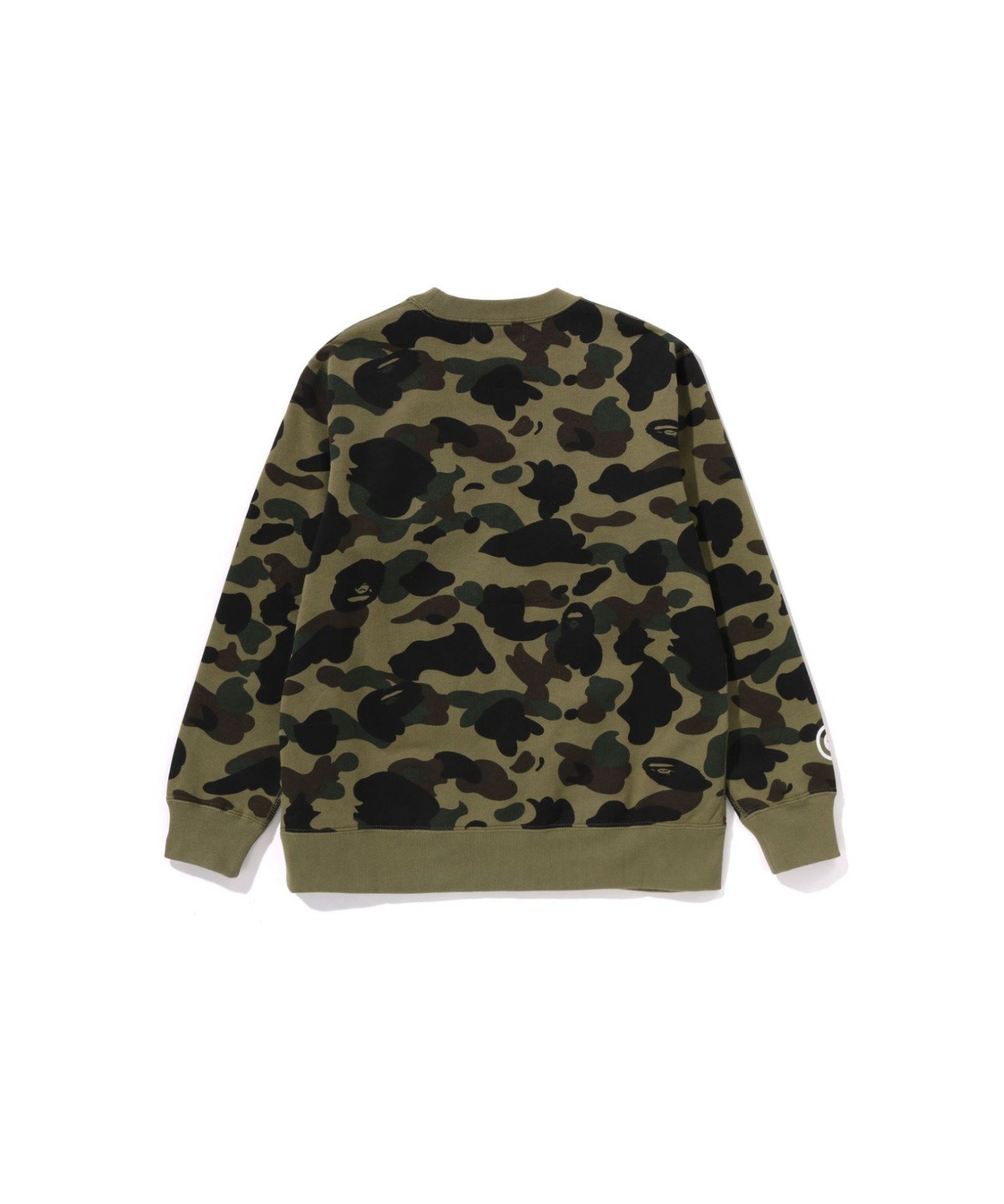 A BATHING APE 1ST CAMO SHARK CREWNECK SWEATSHIRT ア ベイシング エイプ トップス スウェット・トレーナー グリーン【送料無料】