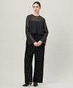 ICB L ダイヤカットジャカード オールインワン アイシービー ワンピース・ドレス ドレス ブラック【送料無料】