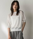【SALE/10%OFF】MAYSON GREY 【WEB限定】コード刺繍ロゴニットプルオーバー≪手洗い可能≫ メイソングレイ トップス ニット ブラック ホワ...