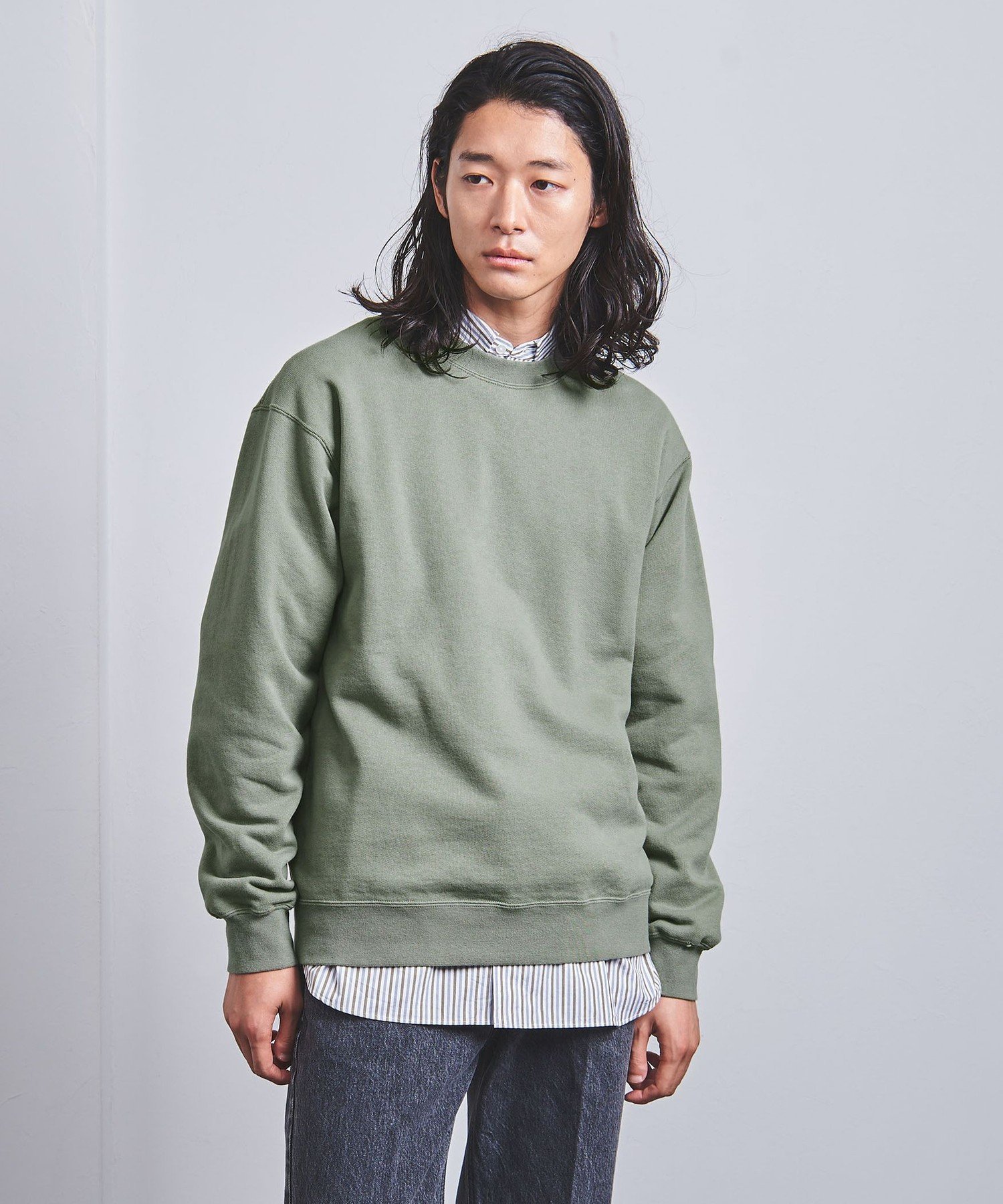 【SALE／70%OFF】UNITED ARROWS ヴィンテージライク スウェットシャツ 「SLOW & 」 ユナイテッドアローズ アウトレット トップス スウェット・トレーナー グレー ホワイト【送料無料】