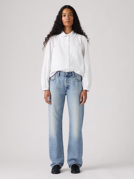 Levi's 501(R)'90S ジーンズ ミディアムインディゴ リーバイス トップス シャツ・ブラウス ネイビー【送料無料】