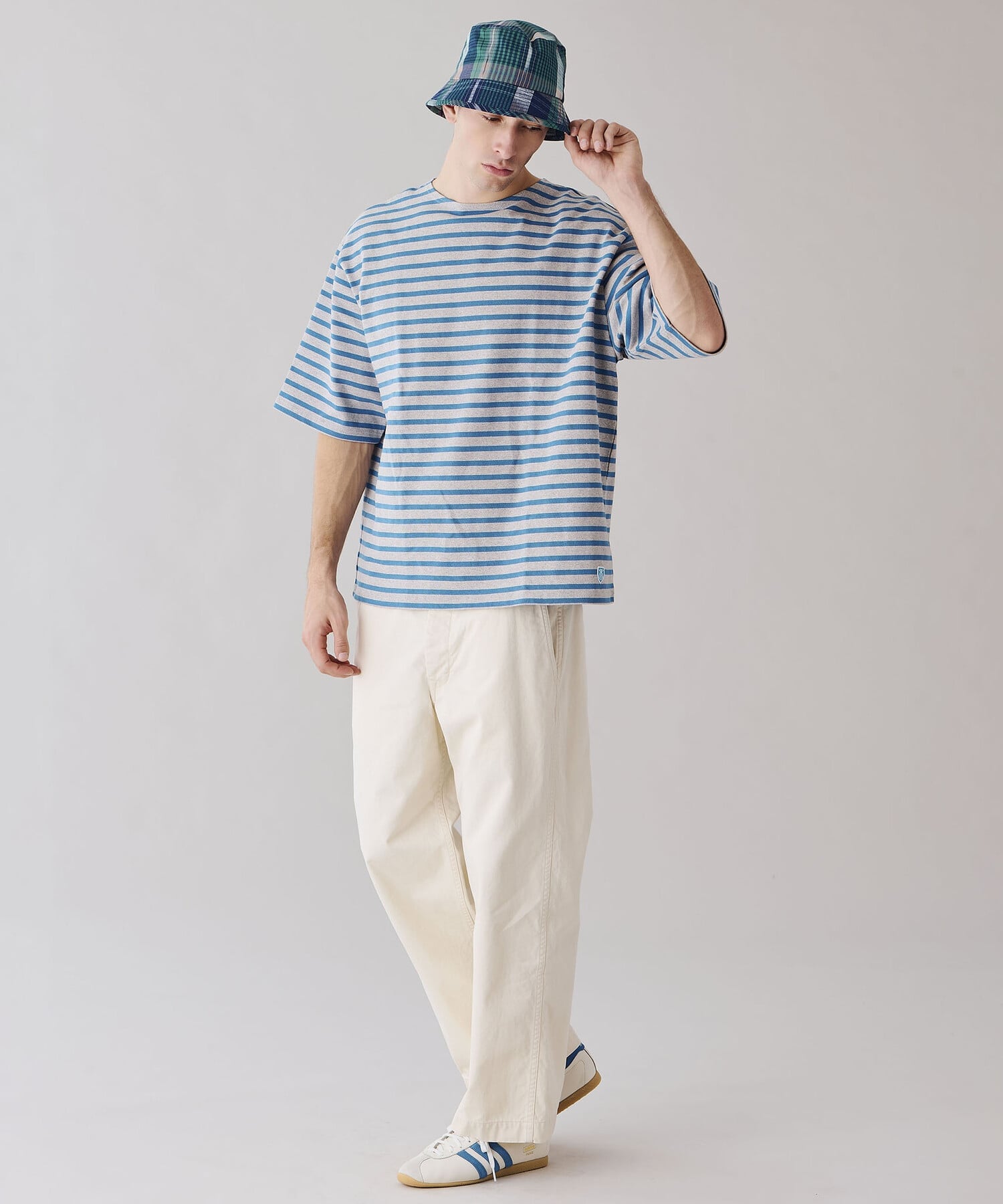 Bshop SCYE BASICS ｜ サンホアキンチノ ミリタリーパンツ MEN ビショップ パンツ チノパンツ ホワイト【送料無料】