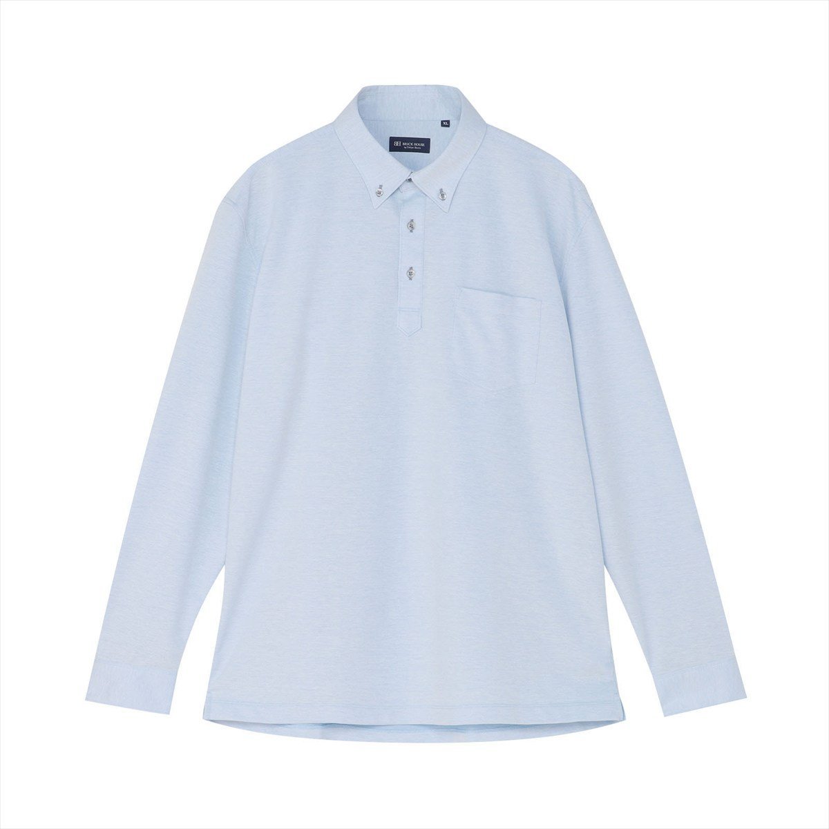 【SALE／10%OFF】BRICK HOUSE by Tokyo Shirts ポロシャツ 長袖 ビズポロ メンズ BM02K100AA10B1L-10 トーキョーシャツ トップス ポロシャツ ブルー【送料無料】
