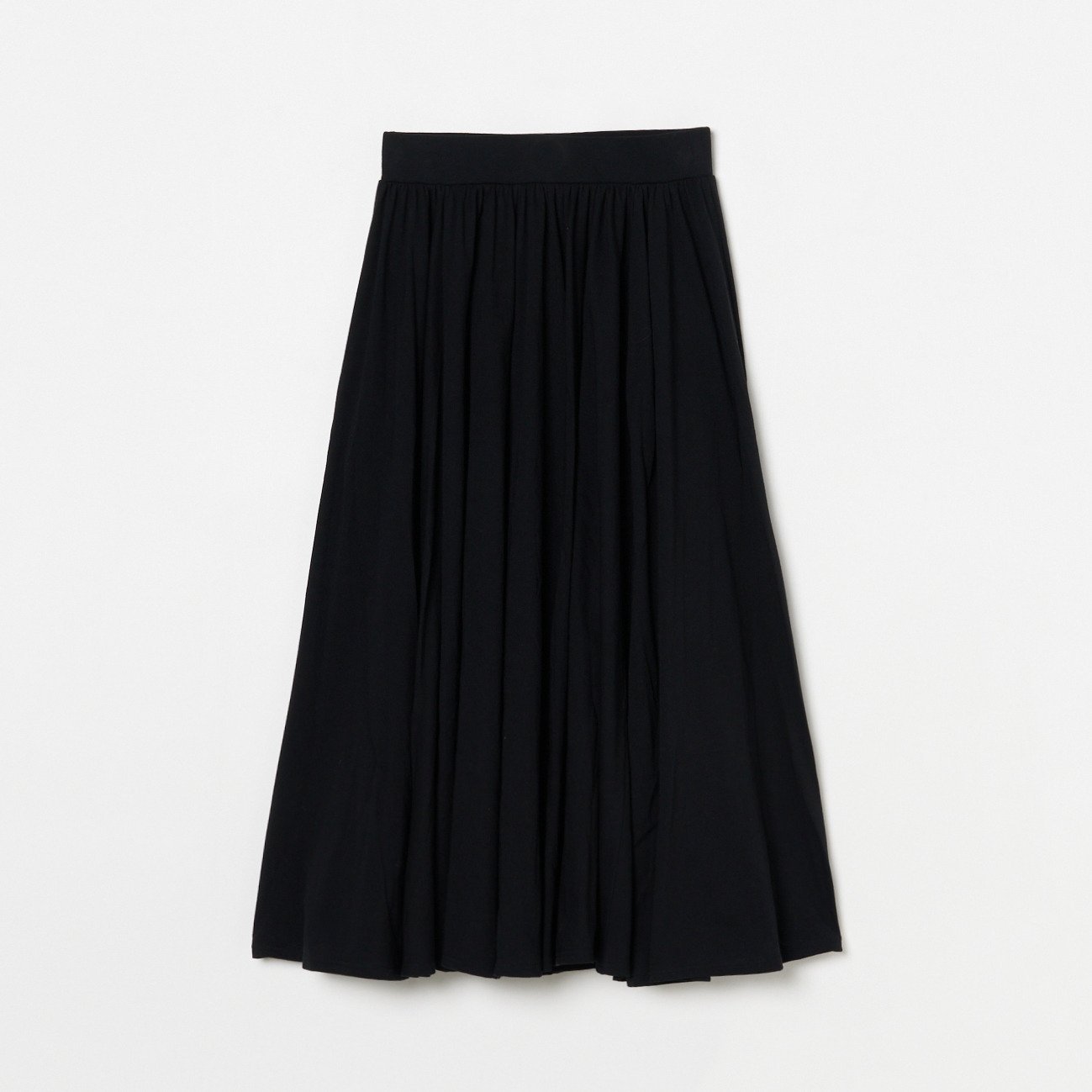 【SALE／40%OFF】HELIOPOLE COTTON JERSEY SKIRT エリオポール スカート その他のスカート ブラック【送料無料】