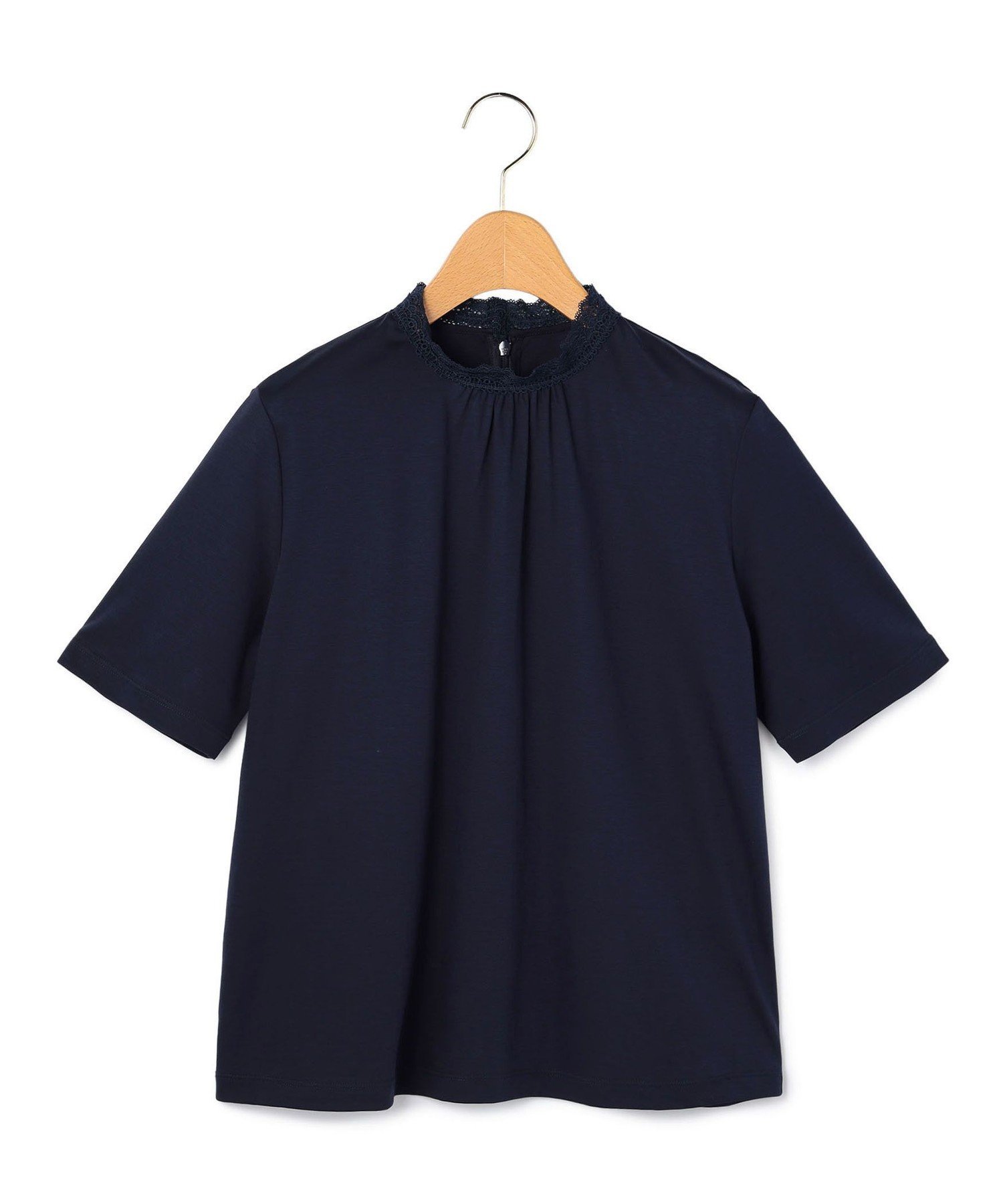 KEITH 【Lサイズ】コットンスムース半袖カットソー キース トップス カットソー・Tシャツ ホワイト ネイビー グレー