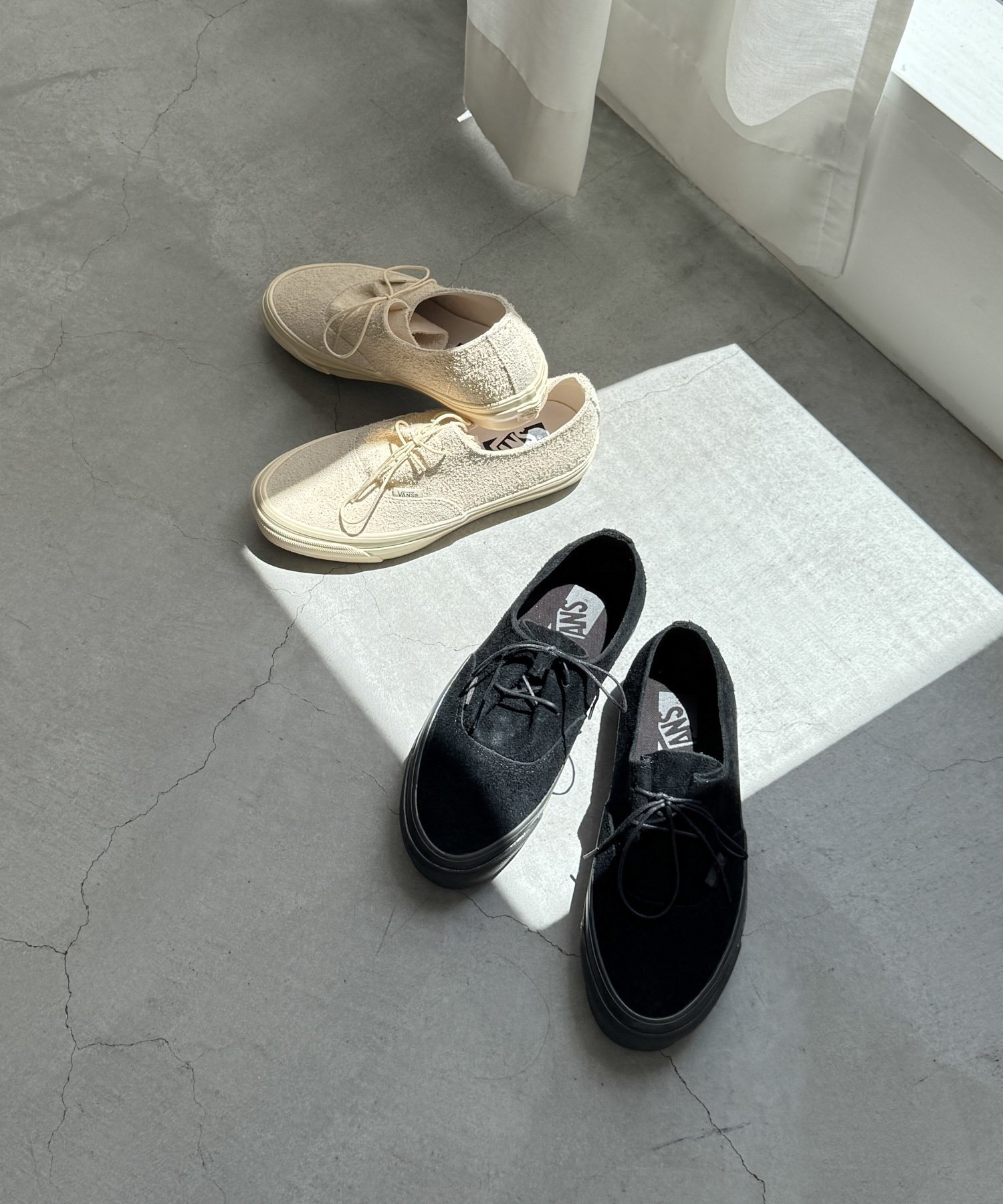 VANS LX Authentic Ease/VN000EHFGBA,SAN キャナルジーン シューズ・靴 スニーカー ベージュ ブラック
