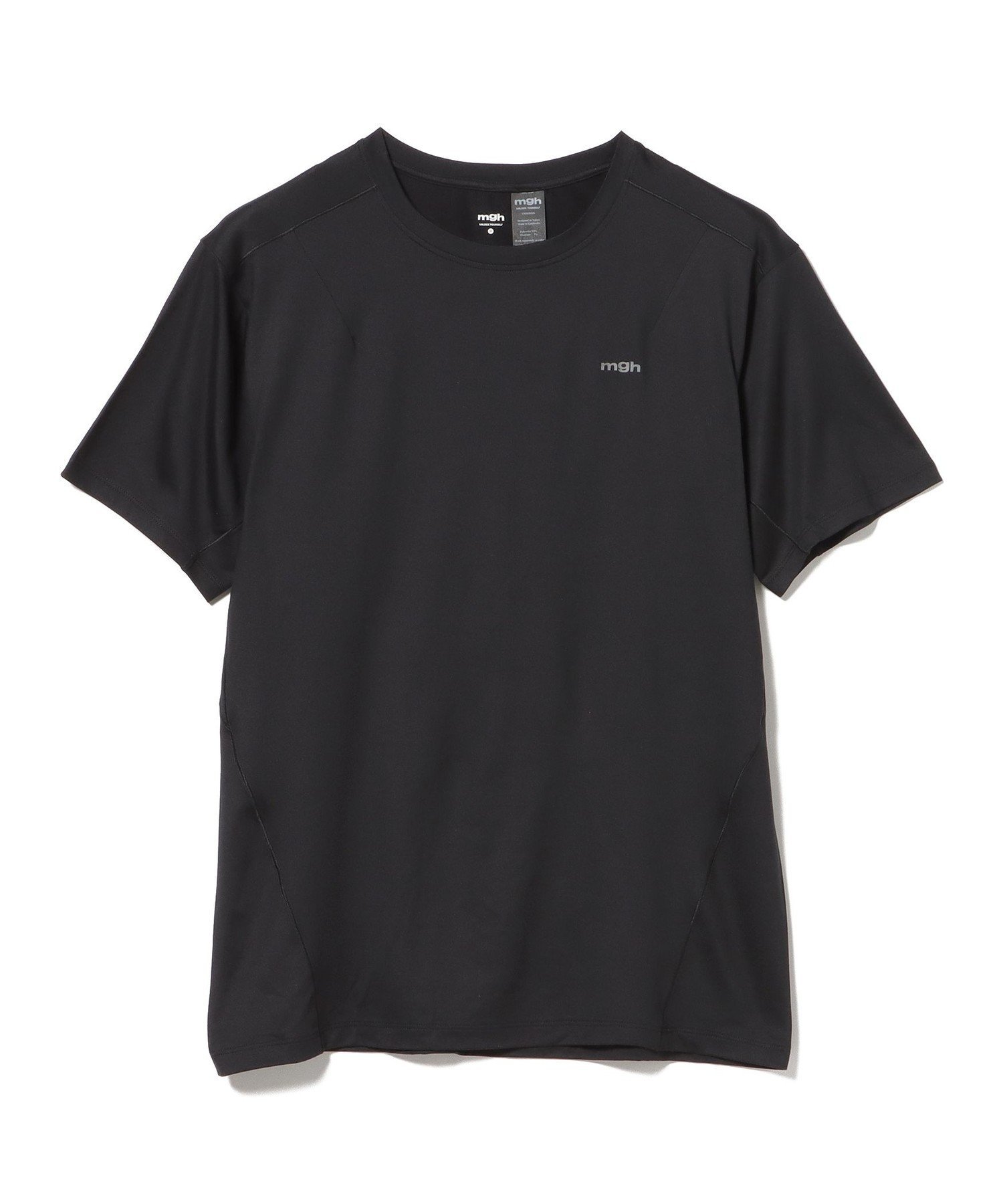 BEAMS HEART MEN mgh / Velux crewneck short sleeve ビームス ハート トップス カットソー・Tシャツ ブラック【送料無料】