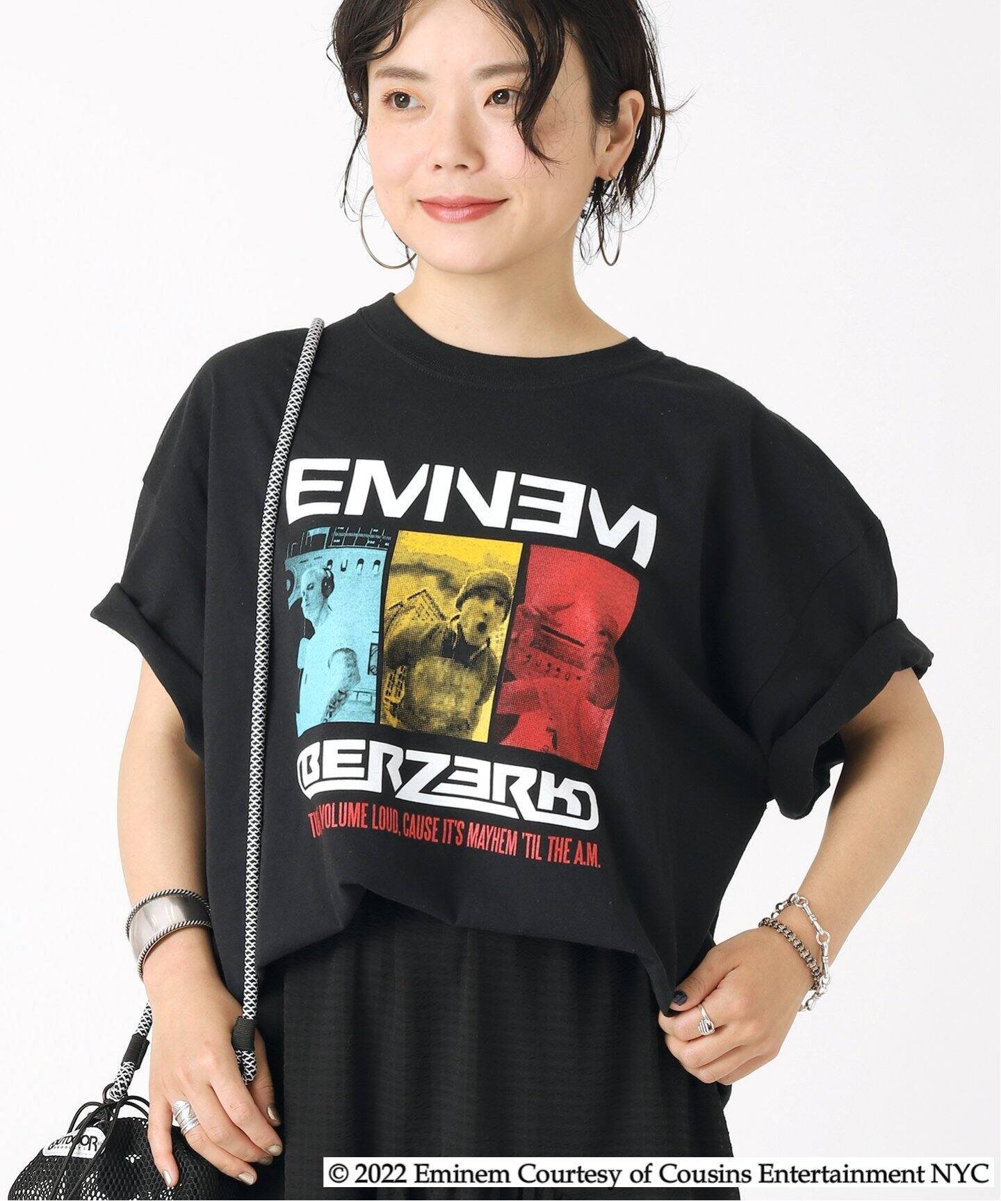 【SALE／20%OFF】B.C STOCK 【GOOD ROCK SPEED/グッドロックスピード】 EMINEM TEE ベーセーストック トップス カットソー・Tシャツ ブラック ホワイト【送料無料】