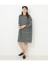 【SALE/50%OFF】AZUL by moussy ボーダーCUTオーバーワンピ アズールバイマウジー ワンピース【RBA_S】【RBA_E】