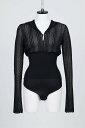 FETICO LACE KNIT SAILOR COLLAR BODYSUIT フェティコ トップス その他のトップス ホワイト ブラック【送料無料】