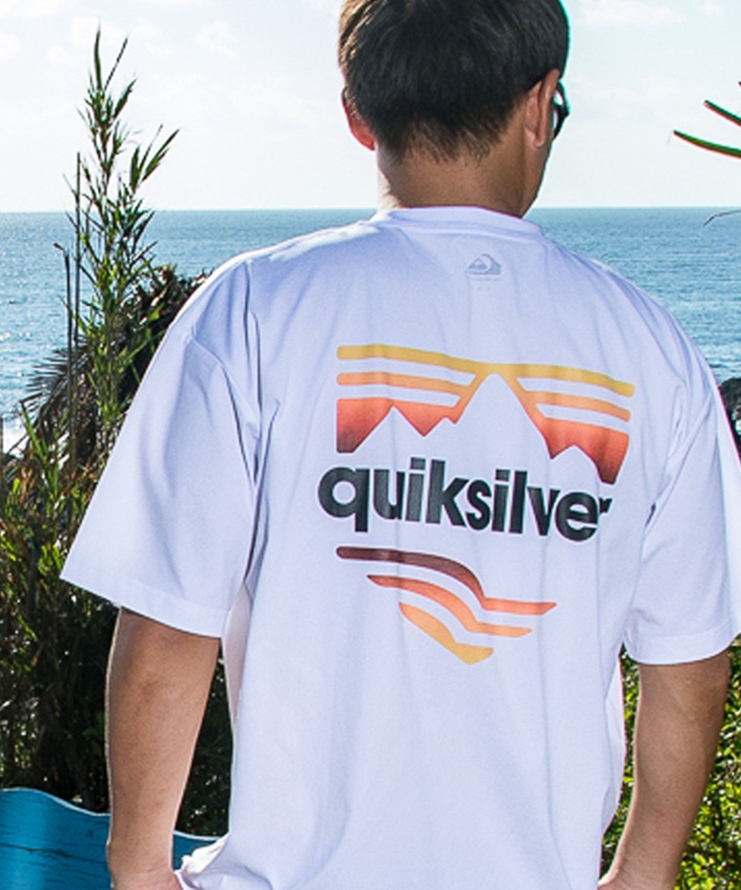 QUIKSILVER HORIZON FADE ST 【2026年夏モデル】 クイックシルバー トップス カットソー・Tシャツ ホワイト ブラック