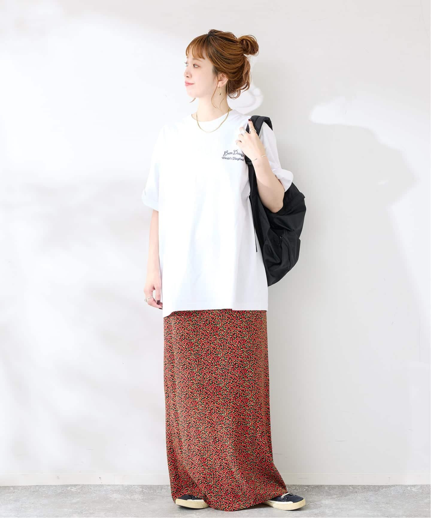 Ben Davis 別注 エイシャキシシュウTシャツ ベーセーストック トップス カットソー・Tシャツ ホワイト ブラウン