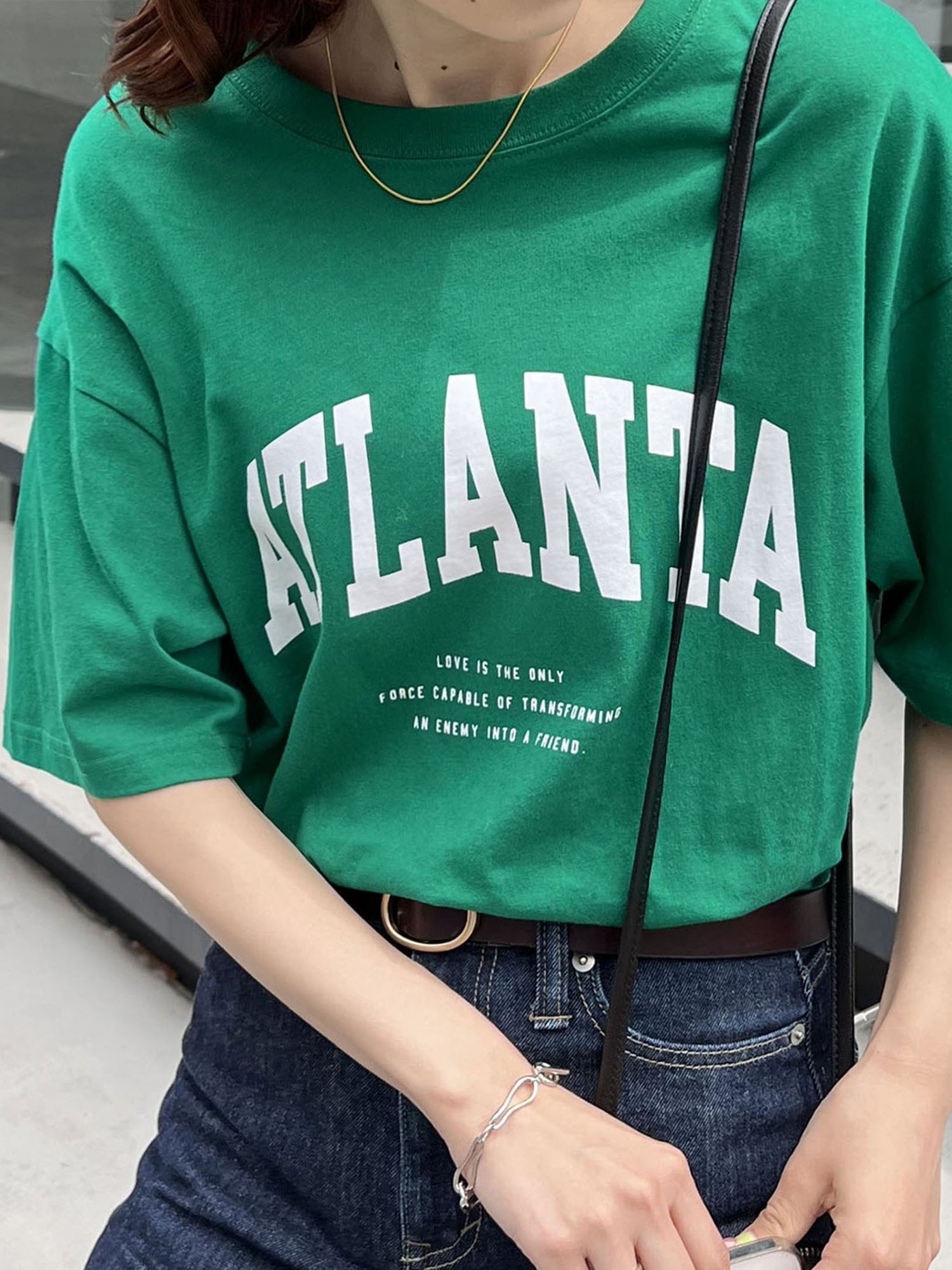 ATLANTAロゴTシャツ