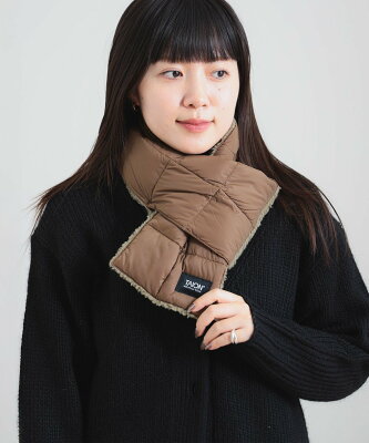 B:MING by BEAMS TAION / リバーシブルマフラー 23AW ビーミング ライフストア バイ ビームス ファッション雑貨 マフラー・ストール・ネックウォーマー ブラウン ネイビー ブラック カーキ