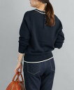 シップス 服 レディース 【SALE／50%OFF】SHIPS WOMEN ＜手洗い可能＞ラインクルーネックプルオーバー シップス トップス ニット ネイビー ホワイト イエロー【送料無料】