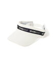 BEAMS GOLF <WOMEN>BEAMS GOLF / ロゴテープ サンバイザー ビームス ゴルフ 帽子 サンバイザー ホワイト ブラック ベージュ【送料...