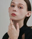 【SALE/36%OFF】ciite' 【 金属アレルギー対応 】 ビジュークロスリング サージカルステンレス シーテ アクセサリー・腕時計 リング・指輪 ゴールド シルバー