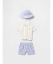 GAP (K)ポロ襟 コーデセット (ベビー) ギャップ トップス ポロシャツ ブルー【送料無料】