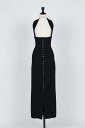FETICO STRAPS KNIT LONG SKIRT フェティコ スカート ロング・マキシスカート ブラック【送料無料】