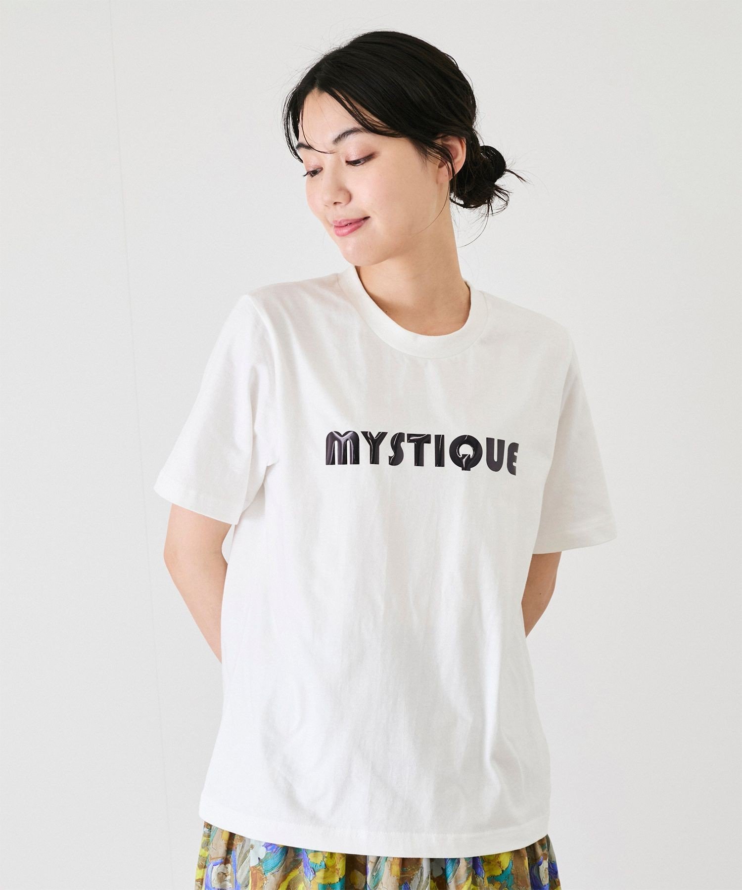 JAYRO メタリックロゴプルオーバー ジャイロ トップス カットソー・Tシャツ ブラック ホワイト