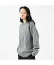 ABAHOUSE LASTWORD 【FORTUNA/フォルトゥナ】ECOTEC-Knit/編み込み風ニットプルオー アバハウス トップス ニット ブラック ベージュ【送料無料】