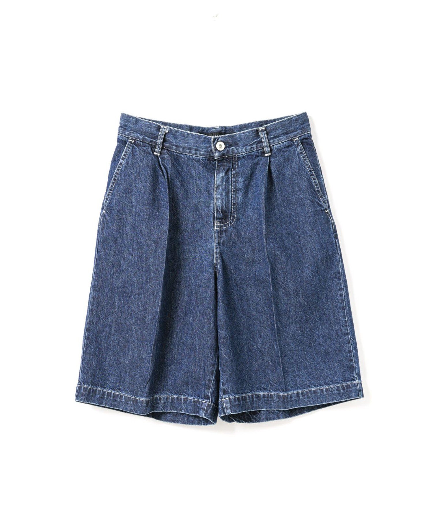 mizuiro ind mizuiro ind デニムハーフパンツ(BLEACH) マーコート パンツ その他のパンツ