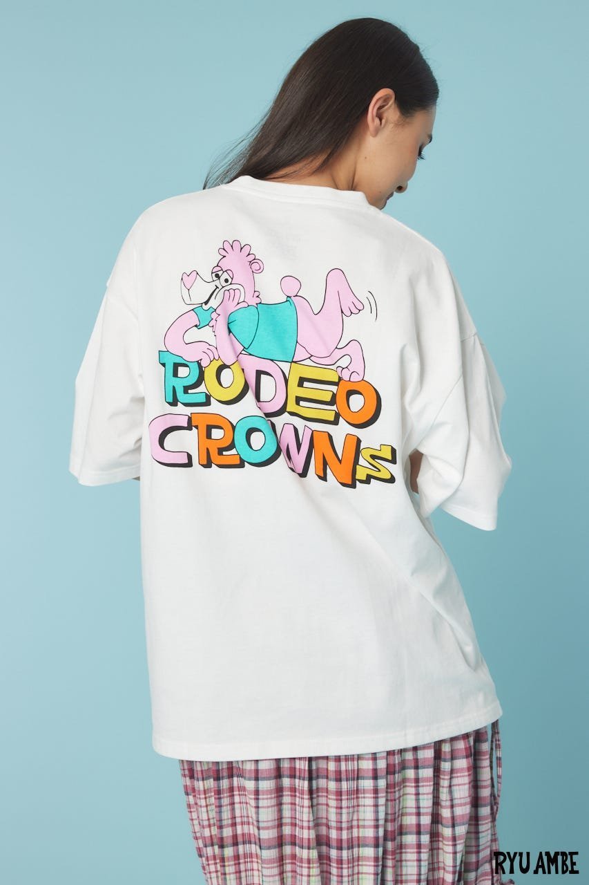 樂天商城 - 【SALE／20%OFF】RODEO CROWNS WIDE BOWL 【UNISEX】(Ryu Ambe)Roddy Tシャツ ロデオクラウンズワイドボウル トップス カットソー・Tシャツ ホワイト ブラック