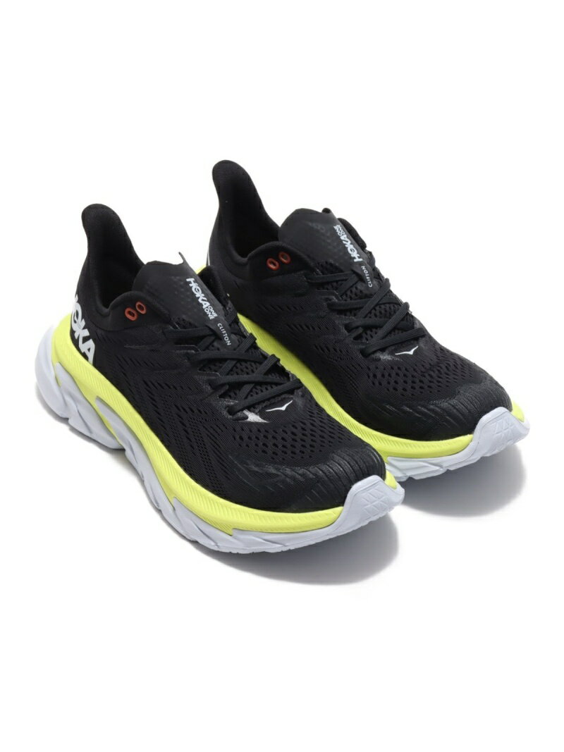 HOKA ONE ONE HOKA ONEONE CLIFTON EDGE アトモスピンク シューズ スニーカー/スリッポン ブラック【送料無料】