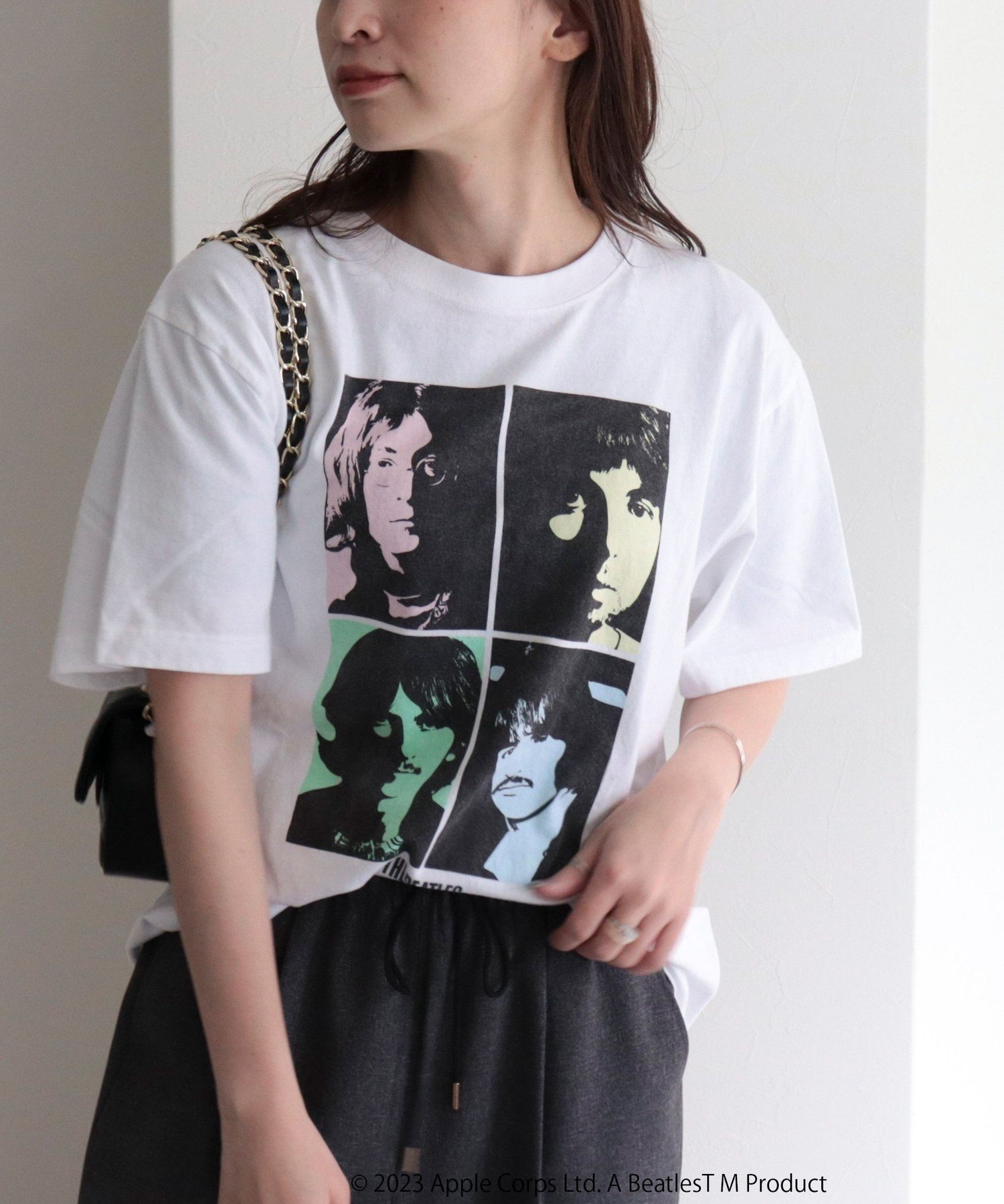 fredy emue 【GOOD ROCK SPEED/グッドロックスピード】THE BEATLESプリントT フレディ アンド グロスター トップス カットソー・Tシャツ ホワイト【送料無料】のサムネイル