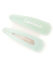 【SALE/30%OFF】Lovetoxic シアーパッチンピン ナルミヤオンライン ヘアアクセサリー その他のヘアアクセサリー ピンク ブルー パープル グリーン