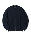【SALE/40%OFF】SHIPS MEN Southwick Gate Label: クルーネック ジップアップ カーディガン シップス トップス カーディガン ネイビー グレー【送料無料】