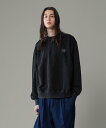 【SALE/70%OFF】ADAM ET ROPE' HOMME フェード ロゴ スウェット / コットン裏毛 アダムエロペ トップス スウェット・トレーナー ブラック ネイビー ホワイト【送料無料】