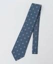 【SALE/40%OFF】SHIPS MEN Puccini: シルク スクエア 小紋 タイ シップス スーツ・フォーマル ネクタイ・蝶ネクタイ ワインレッド ネイビー ブルー ブラウン【送料無料】
