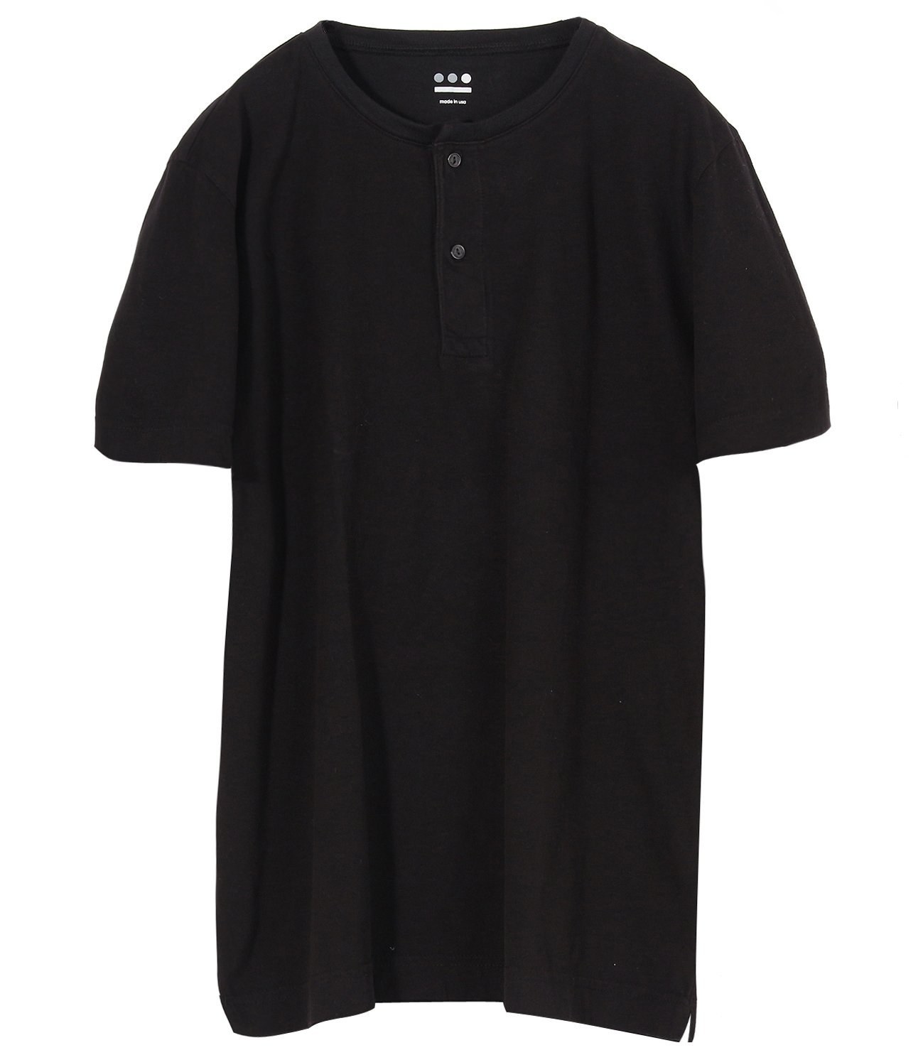 【SALE／50%OFF】three dots Chris (new basic line) sanded jersey スリードッツ トップス カットソー・Tシャツ ホワイト ブラック【送料無料】のサムネイル