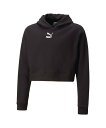 【SALE／30%OFF】PUMA キッズ ガールズ CLASSICS フーディー 128-164cm プーマ トップス スウェット・トレーナー ブラック