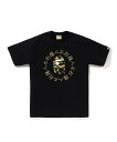 A BATHING APE 1ST CAMO KANJI LOGO TEE ア ベイシング エイプ トップス カットソー・Tシャツ ブラック ホワイト【送料無料】