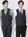 【SALE/50%OFF】TAKA-Q TechMove スリムフィット リバーシブルジレ(セットアップ可能) タカキュー スーツ・フォーマル スーツベスト ネ...