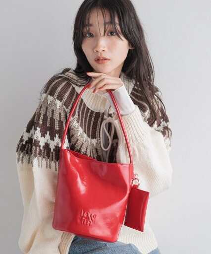 LOWRYS FARM LFポーチツキバケツBAG ローリーズファーム バッグ ハンドバッグ ブラウン ブルー レッド ブラック【送料無料】 LOWRYS FARM LFポーチツキバケツBAG ローリーズファーム バッグ ハンドバッグ ブラウン ブルー レッド ブラック【送料無料】