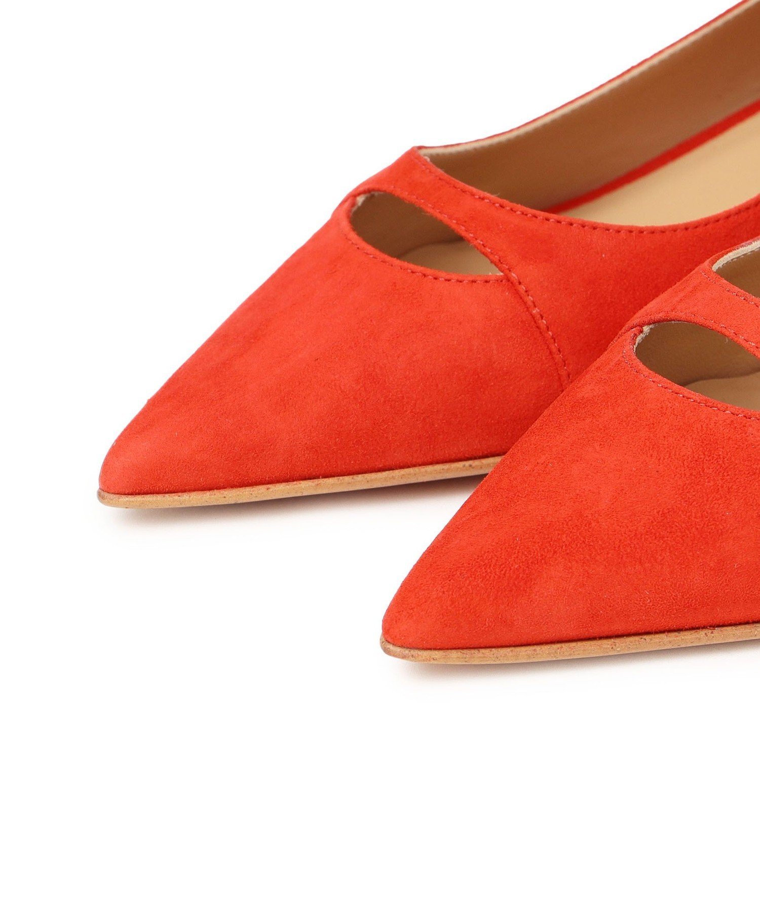 【SALE／60%OFF】SHIPS WOMEN ISABELLA FERRANTE:ポインテッド ヒール(レッド) シップス シューズ・靴 パンプス レッド【送料無料】