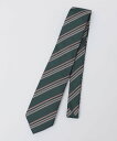 【SALE/40%OFF】SHIPS MEN Puccini: シルク ジャカード レップ ストライプ タイ シップス スーツ・フォーマル ネクタイ・蝶ネクタイ グレー ネイビー【送料無料】