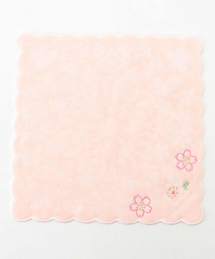 TOCCA SPRING FLOWER HANDKERCHIEF ハンカチ トッカ ファッション雑貨 ハンカチ・ハンドタオル ホワイト ピンク TOCCA SPRING FLOWER HANDKERCHIEF ハンカチ トッカ ファッション雑貨 ハンカチ・ハンドタオル ホワイト ピンク