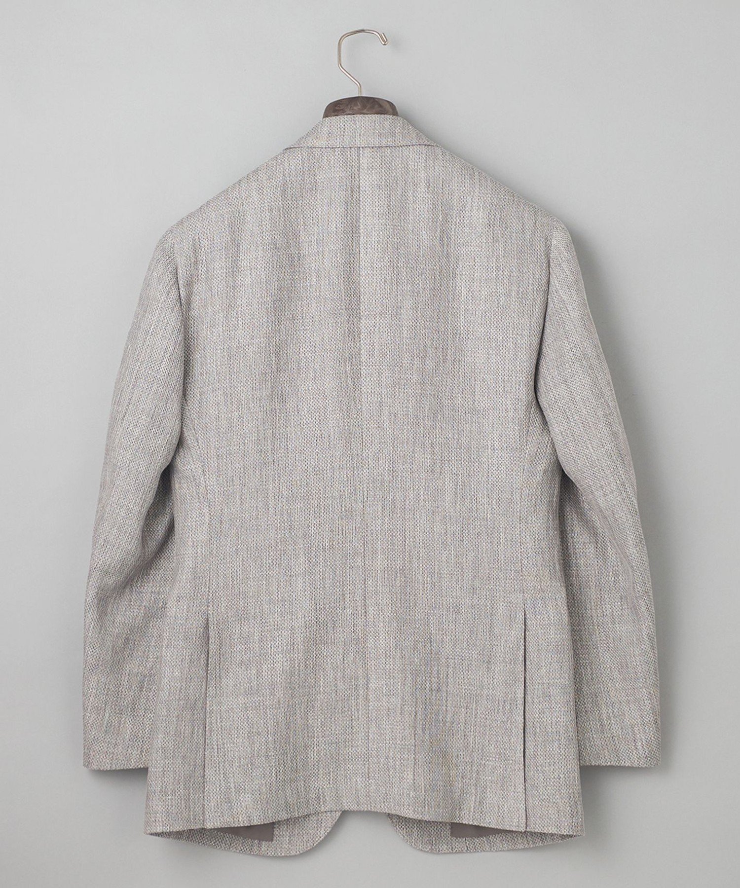 【DORMEUIL】ドーメル HEXAGON リネン ジャケット_ライトグレー ゴタイリク ジャケット・アウター テーラードジャケット・ブレザー