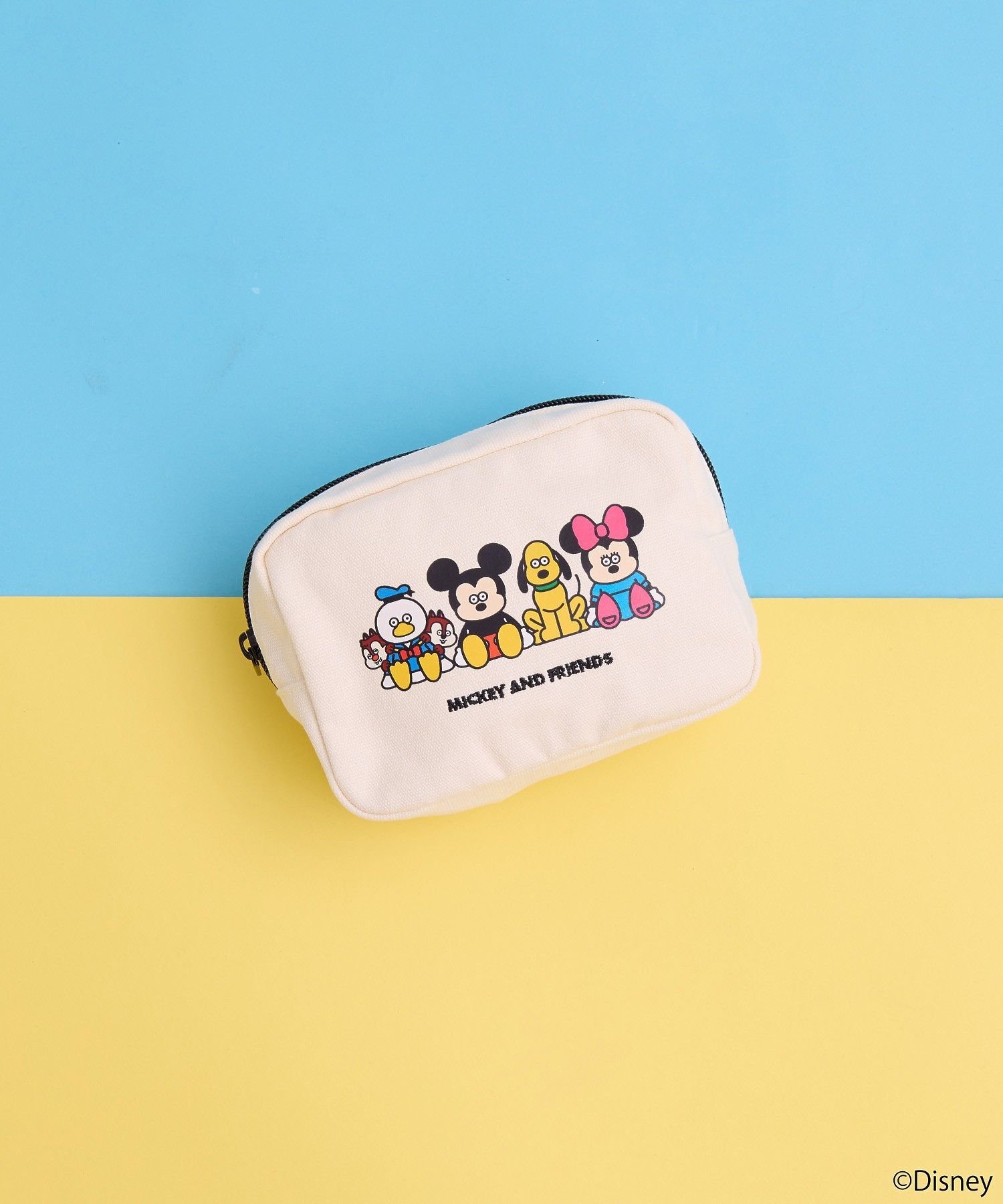 earth music&ecology ＜Disney＞松本セイジ ポーチ アースミュージック&エコロジー 財布・ポーチ・ケース ポーチ ブラック ホワイトのサムネイル